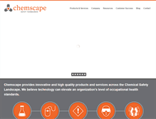 Tablet Screenshot of chemscape.com